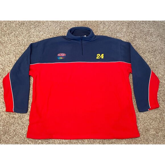 Jeff Gordon #24 Dupont Motorsports XXL NASCAR Fleece Pullover Jacket Racing - Picture 1 of 12